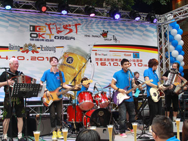 Performance in Tsim Sha Tsui