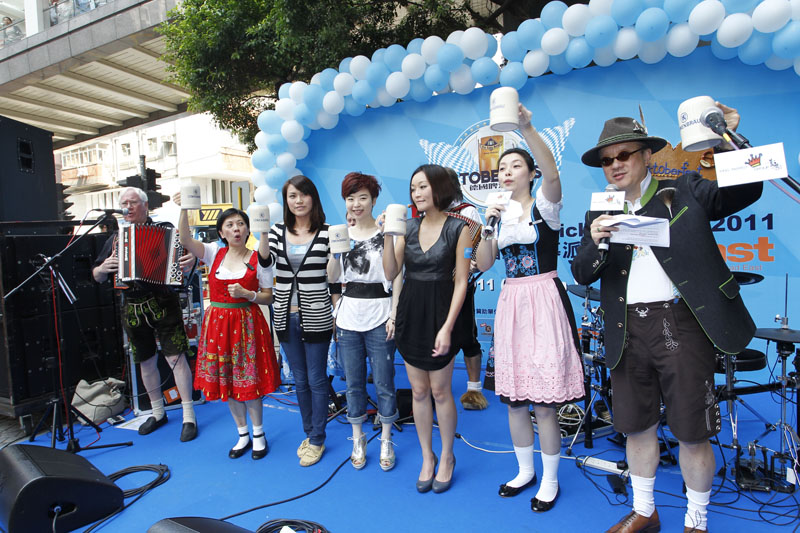 King Ludwig Beerhall Oktoberfest Opening in Hong Kong