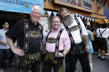 King Ludwig Beerhall Oktoberfest Opening in Hong Kong